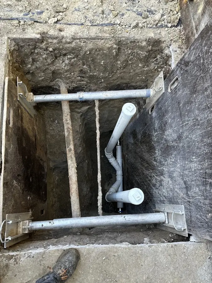 Experienced plumber completing Gas Line Repair work in Plainville